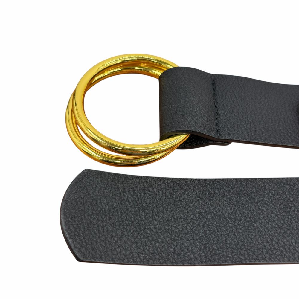 B-Low The Belt Tumble Vegan Leather Wrap Belt Women L/XL Black Modern Minimalist - Picture 6 of 11